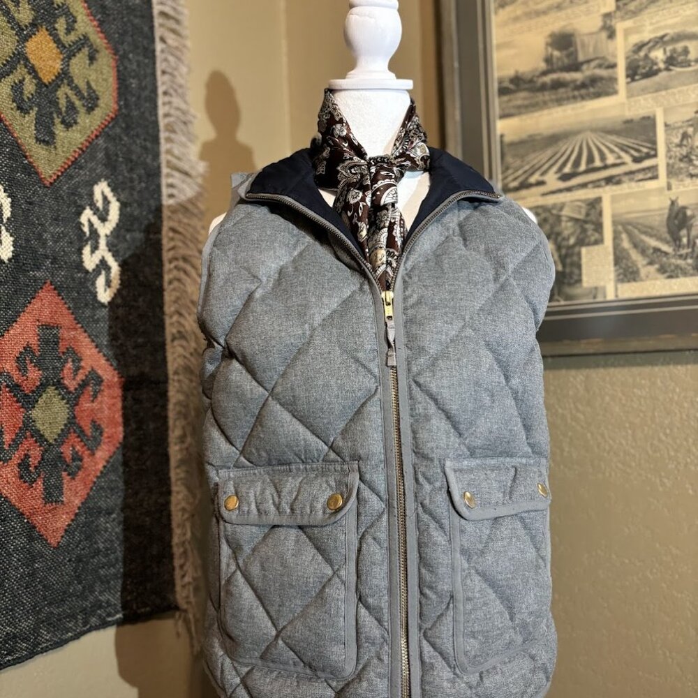 J.Crew Puffer Vest Size Small